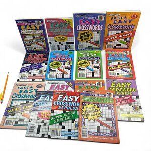 PennyPress Favorite Crossword Puzzles Lot of 15 2021